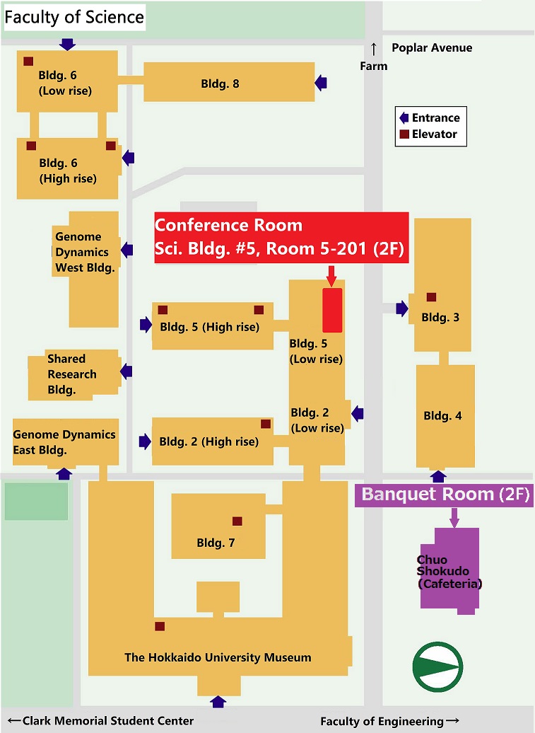Access map : Faculty of Science